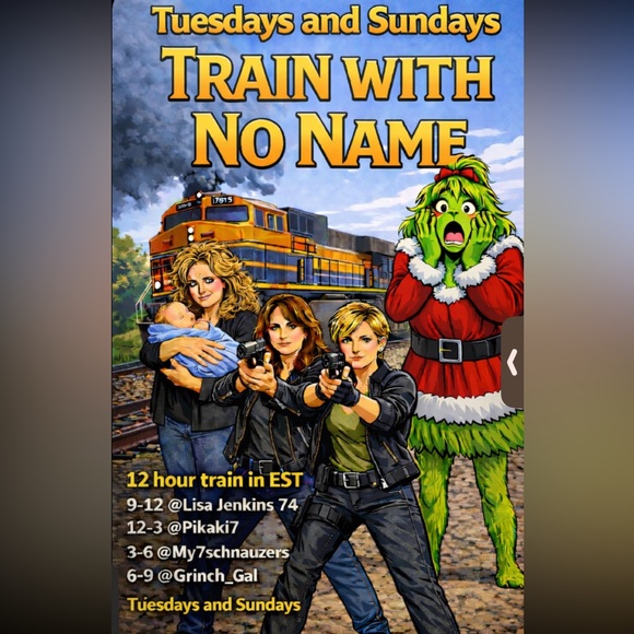 Accessories - Train With No Name 9:00 - 9:00 Eastern Standard Time!!!!